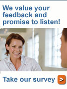 We value your feedback and promise to listen!