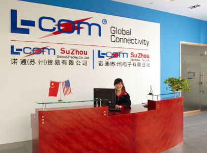 L-com SuZhou front desk image