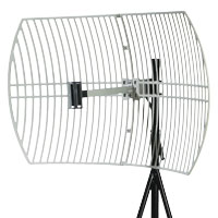 2.4 GHz 24 dBi Die-cast Grid Antenna - N-Female Connector 5-Pack