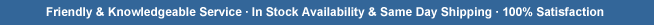 Friendly and Knowledgeable Service