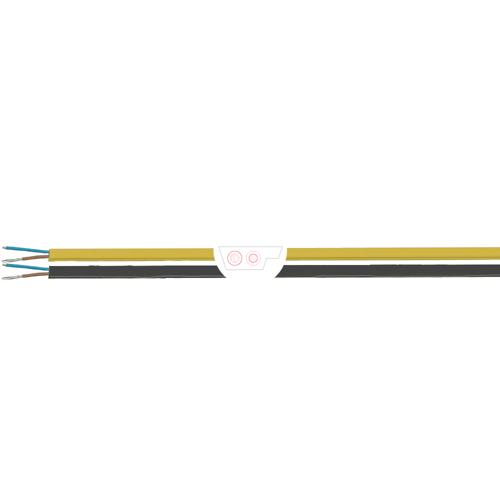 Picture of FIELDBUS ASi-BUS Actuator Sensor Interface Bulk Cable, 2 Conductor, Unshielded, 16AWG Stranded, Flat, UL 2556 TPE, Oil, Res, Black, 100FT