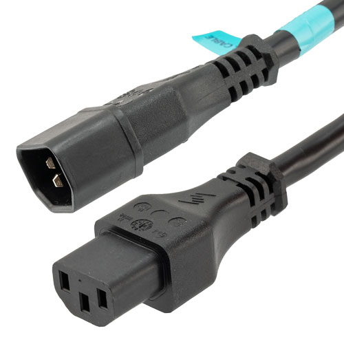 Picture of C14 to C13, Antimicrobial Jacket, 15 A, 250 V, 15 FT