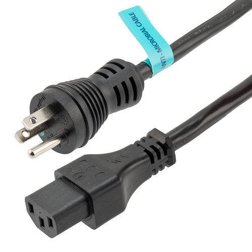 Picture of Hospital Grade, N5-15P to C13, Antimicrobial Jacket, 15 A, 125 V, 15 FT