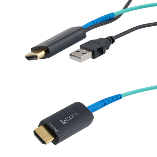 Picture of 4K HDMI AOC over OM3 Pure Fiber, 100 Meters