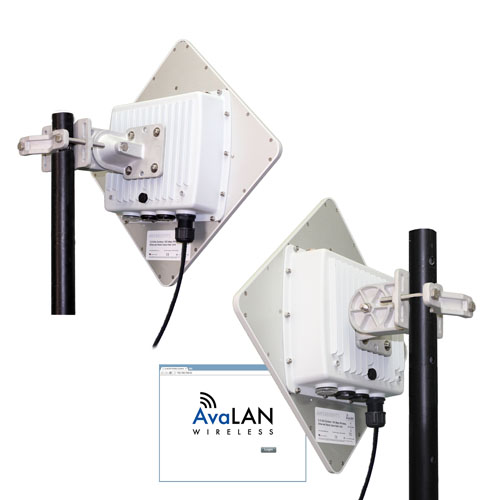 5.8 GHz Outdoor 800 Mbps Wireless Bridge AVLAW58800HTPPAIR