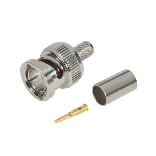 75 Ohm BNC Crimp Plug for RG59 and RG62 (22 AWG C.C.) Cable