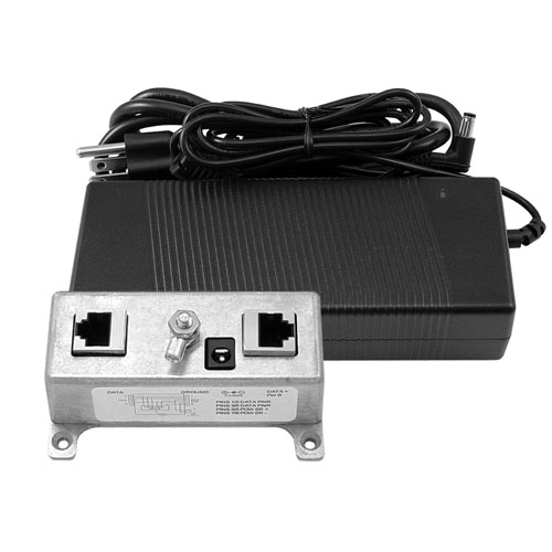 Picture of BT-CAT5-P1 Midspan/Injector Kit with 56VDC @ 117.6 Watt Power Supply