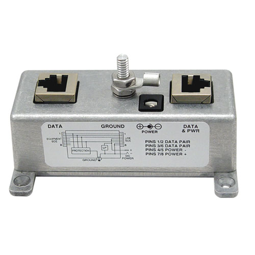 Reverse Polarity SinglePort CAT5 PoE Passive Midspan/Injector BT