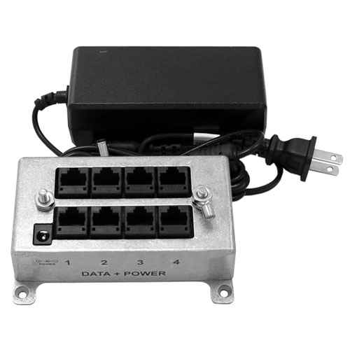 Picture of BT-CAT5-P4 Midspan/Injector Kit with 48VDC @ 48 Watt Power Supply