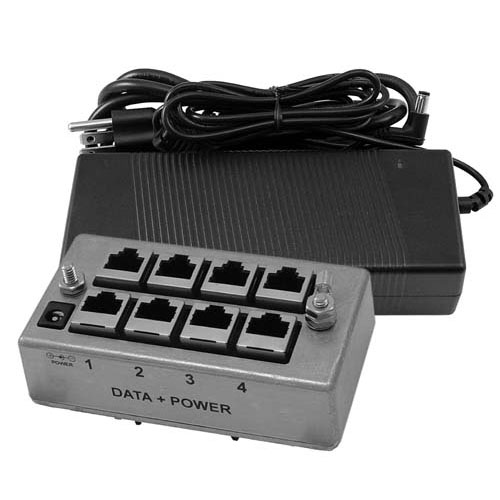 Picture of BTD-CAT6-P4 Midspan/Injector Kit with 56VDC @ 117.6 W Power Supply