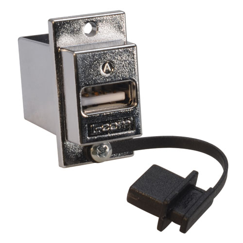 USB Protective Cover w/lanyard for Type A Jacks, Package/10 CAPAUSBLAN