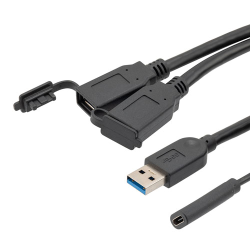 Picture of USB 3.0 Extenstion, AM/AF, two connectors, 5M