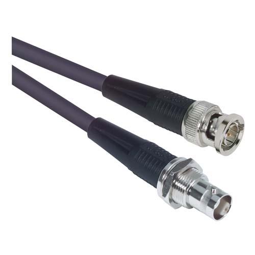 Picture of RG59A Coaxial Cable, BNC Male / Female Bulkhead, 50.0 ft