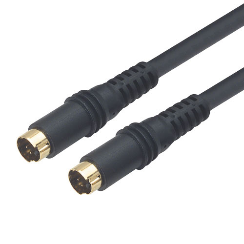 Picture of Molded S-Video Cable, Male / Male, 7.5 ft