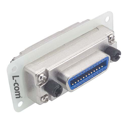 Picture of IEEE-488 Bulkhead Adapter, Insulated, Female