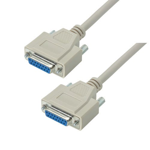 Picture of Reversible Hardware Molded D-Sub Cable, DB15 Female / Female, 15.0 ft