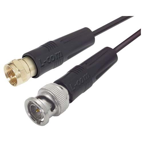 Picture of ThinLine Coaxial Cable F Male/ BNC Male 5.0 ft