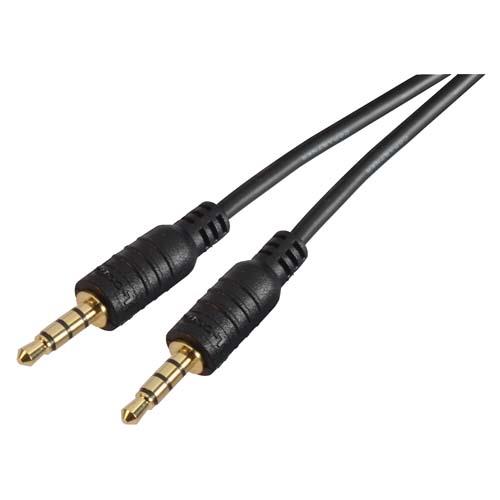 Picture of Stereo 4 Circuit TRRS ThinLine Audio Cable, Male / Male, 5.0 ft