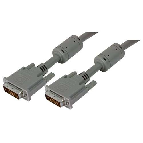 Premium DVII Dual Link DVI Cable Male / Male w/ Ferrites, 5.0ft