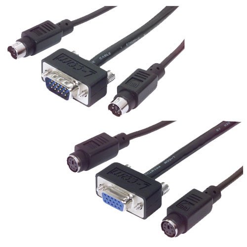 Picture of Super Thin KVM Cable,  Male/Female 25.0 ft