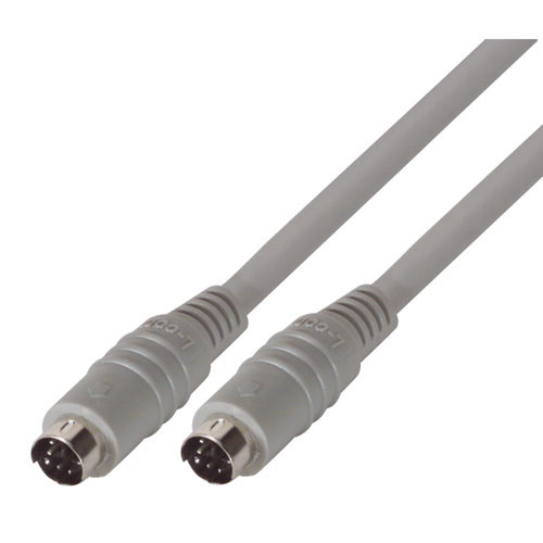 Picture of Molded Cable, Mini DIN 6 Male / Male, 15.0 ft