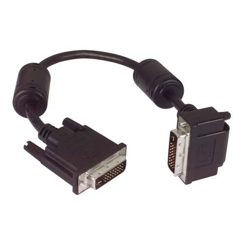 Dvi D Dual Link Dvi Cable Male Male Right Angle Bottom 1 0 Ft Dvidd Ra 1