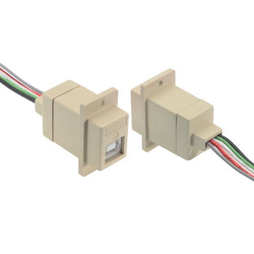 USB Type B Jack, 10" Leads ECJ504UB
