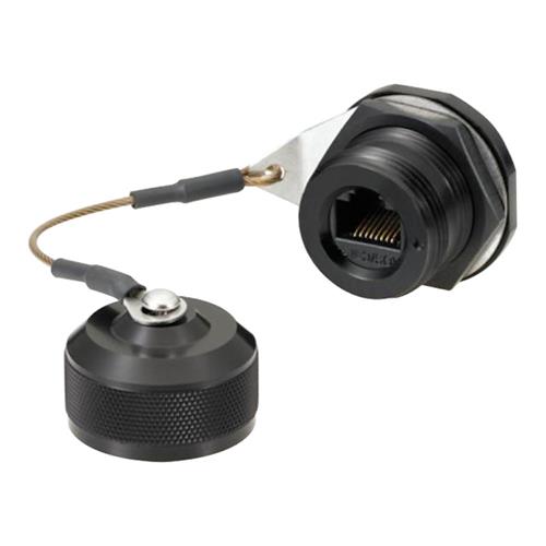 Picture of Cat6, Ruggedized Jam-nut, Anodized finish with Dust Cap