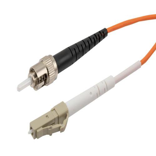 Fiber Optic Patch Cable, Simplex LC UPC to ST UPC, MM OM1, 2.0mm Riser ...