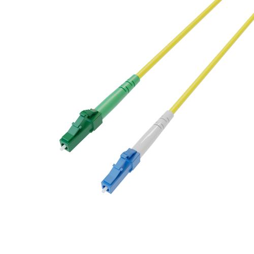 Fiber Optic Patch Cable, Simplex LC APC to LC UPC, SM OS2, 2.0mm Riser ...