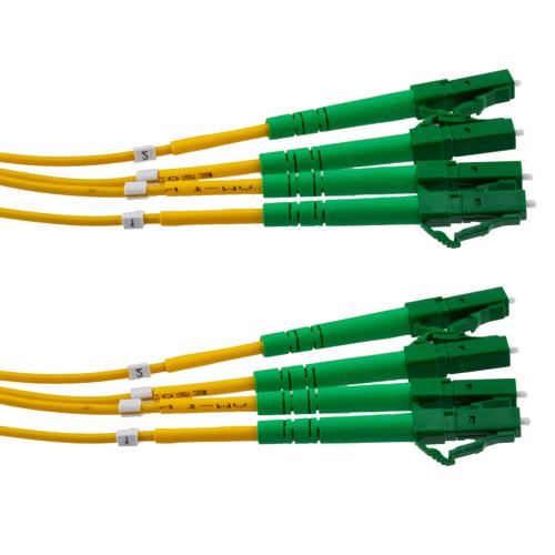 4 Strand LC/APC-LC/APC Single Mode OS2 Distribution Cable, 4.8mm Riser ...