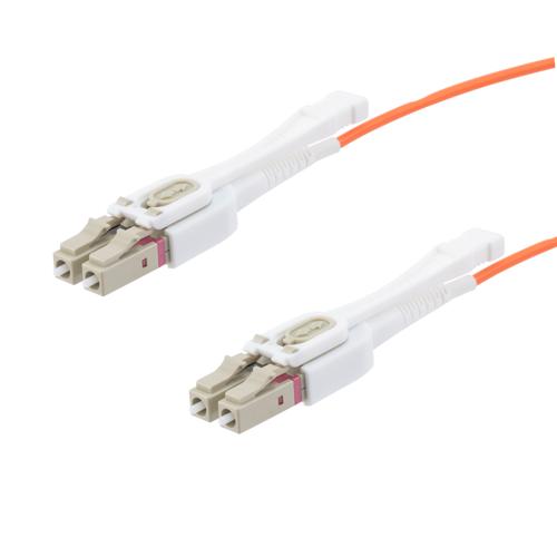Picture of Fiber Optic Uniboot Patch Cable LC/UPC-LC/UPC Uniboot OM2 Multimode Fiber Plenum Jacket 1M
