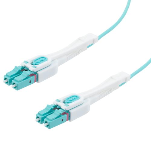 Picture of Fiber Optic Uniboot Patch Cable LC/UPC-LC/UPC Uniboot OM3 Multimode Fiber Riser Rated Jacket 5M