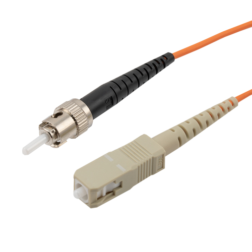 Picture of SC/ST 50/125 Multimode Simplex Plenum Fiber Patch Cable, OM2, 3 Meter