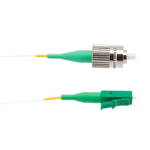 Fiber Optic Patch Cable, FC/APC Narrow Key to LC/APC Simplex PM ...