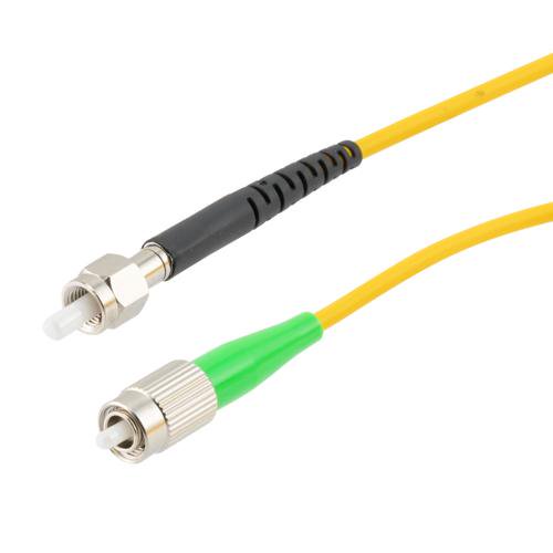 Fiber Optic Patch Cable, SMA/PC-FC/APC Simplex 9.25/125 µm OS1 Single ...