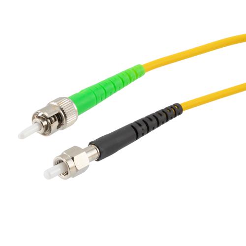 Picture of Fiber Optic Patch Cable, SMA/PC-ST/PC Simplex 9.25/125 µm OS1 Single Mode Fiber 3.0mm PVC-5M