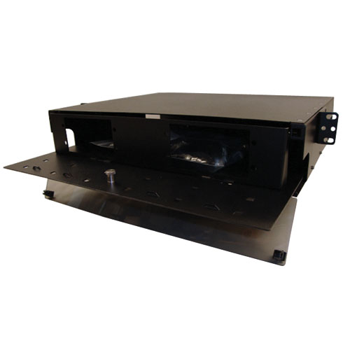 Fiber Enclosure Rack Mount 2U, with 4 FSP Sub panel openings - FE-RM2U24PSP