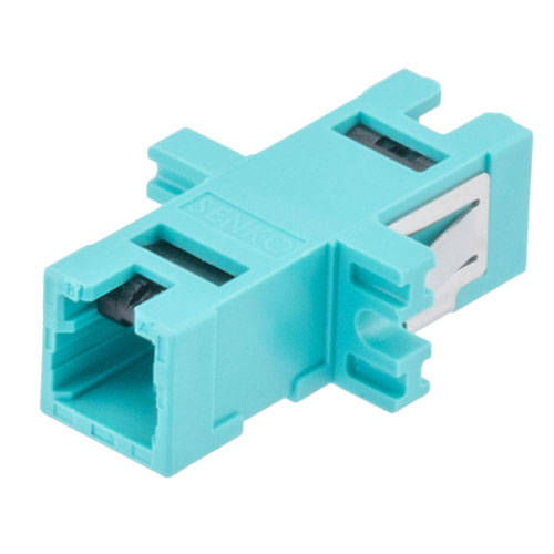 Picture of CS Single Channel (2F) Adapter, with Flange, Aqua