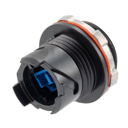 Picture of IP68 ODVA Compatible LC Bulkhead Duplex Adapter, SM, no Dust Cap