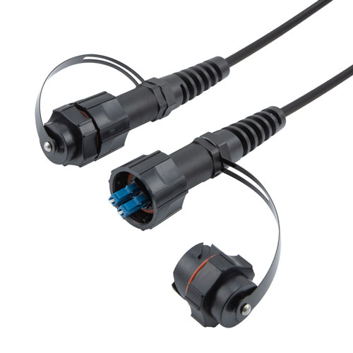 Picture of Outdoor rated SM ODVA LCUPC to ODVA LCUPC, OSP Jacket 12M Cable Assembly