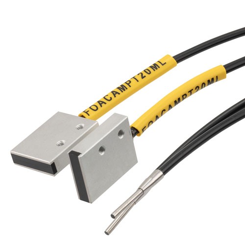 Fiber Optic Sensor Cable, 2M Arraytype, Thrubeam, R25 POF with Square