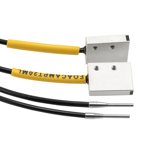 Fiber Optic Sensor Cable, 2M Arraytype, Thrubeam, R25 POF with Square
