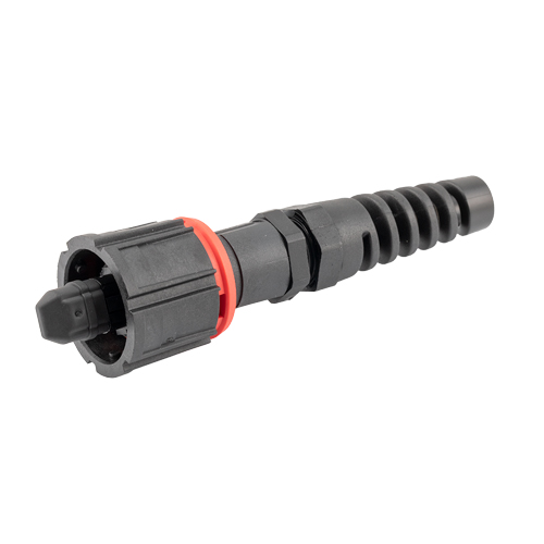 Picture of IP68 Series MPO Connector 24 Fiber, MMF Low Loss, Male, 6.0mm Crimp Option