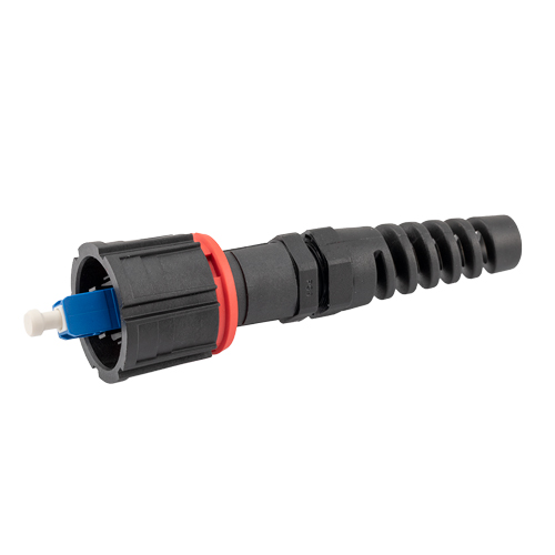 Picture of IP68 Rated SC Connector, Single Mode, 6.0mm Crimp Sleeve, no Dust Cap
