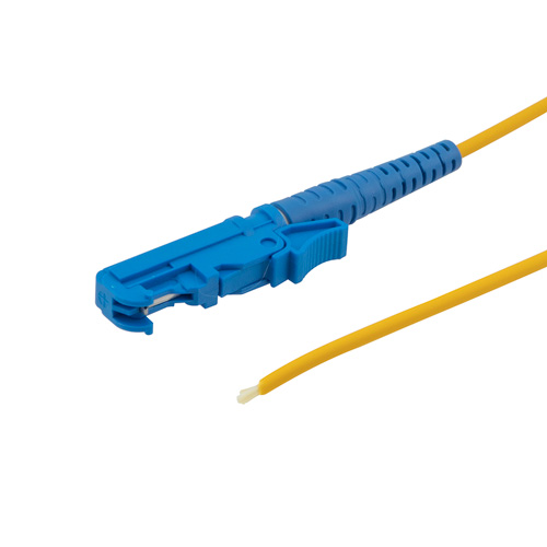 Picture of Fiber Optic E2000 UPC Single Mode Pigtail, 2mm jacket,  5 meter