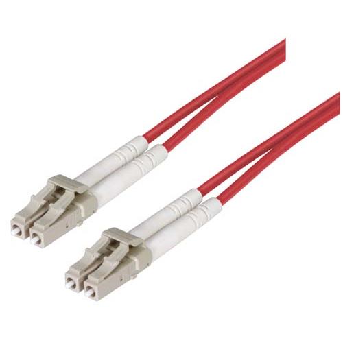 Picture of OM2 50/125, Multimode Fiber Cable, Dual LC / Dual LC, Red 4.0m