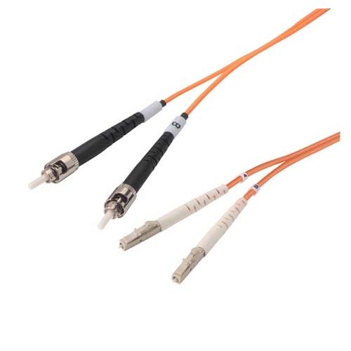 Picture of OM2 50/125, Multimode Fiber Cable, Dual ST / Dual LC, 1.0m