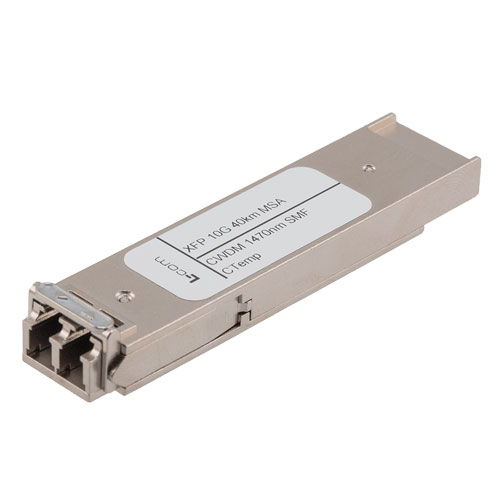 Fiber Optic Transceiver, XFP, CWDM 1570nm, ER SMF 40KM, 10G DDM, MSA