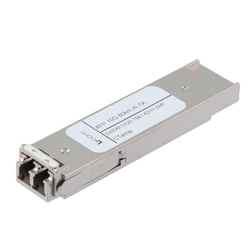 Picture of Fiber Optic Transceiver, XFP, DWDM, Channel 59, ZR SMF 80 km, 10G DDM, Alcatel 7x50 Compatible